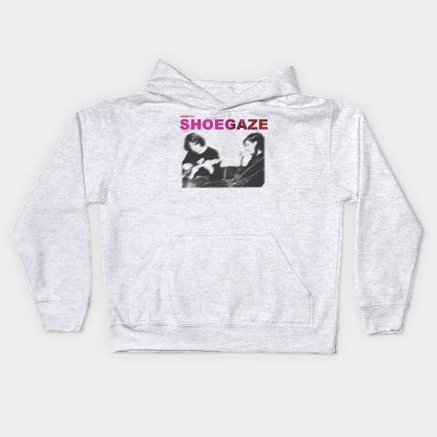 listen to shoegaze music Kids Hoodie by psninetynine